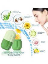 SHEIN Silicone Ice Tray Ice Mould 2in1 Face Ice Roller Reusable
