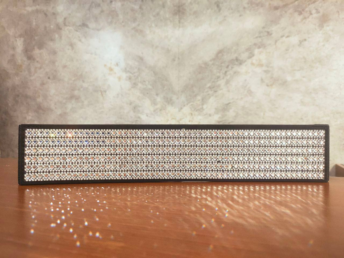 Silver Textured Waist Belt