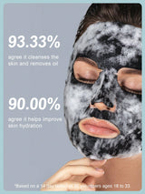 SlowSunday Deep Cleansing Moisturizing Charcoal Bubbling Mask 5pcs/Bulk,Korean Mask
