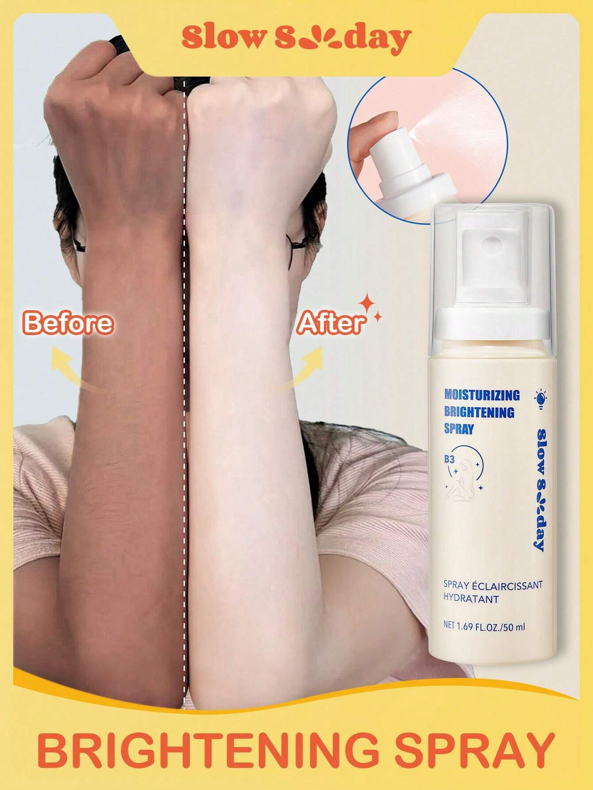 SlowSunday Moisturizing Brightening Spray