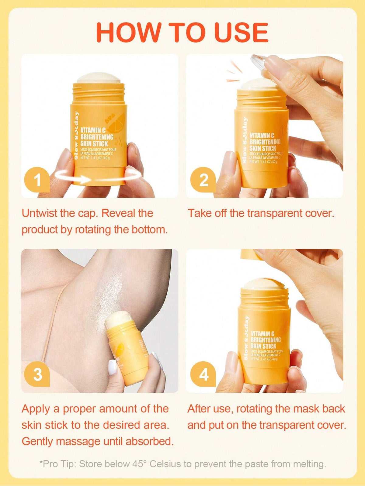 SlowSunday Vitamin C Brightening Skin Stick
