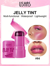 SHEIN USHAS Jelly Blush Moisturizing 3-In-1 Blush Stick For Lips, Eyes, Cheeks