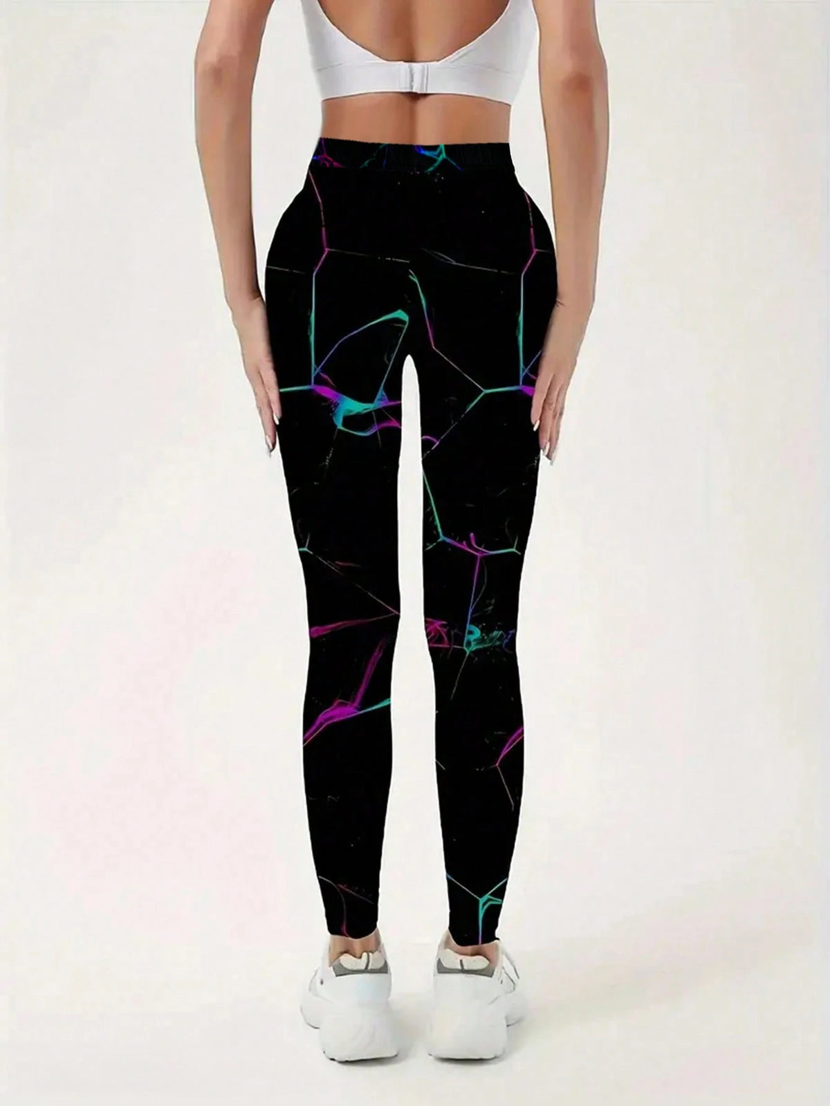 SHEIN Women Ombre Print Leggings