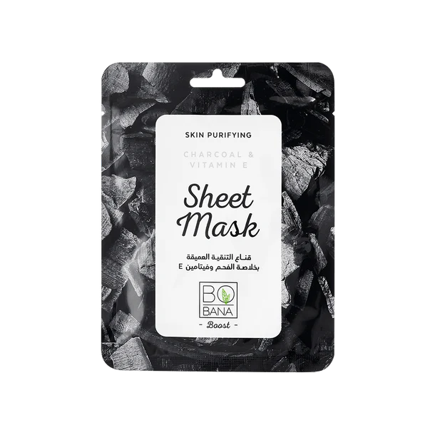 Bobana Charcoal & Vitamin E Sheet Mask