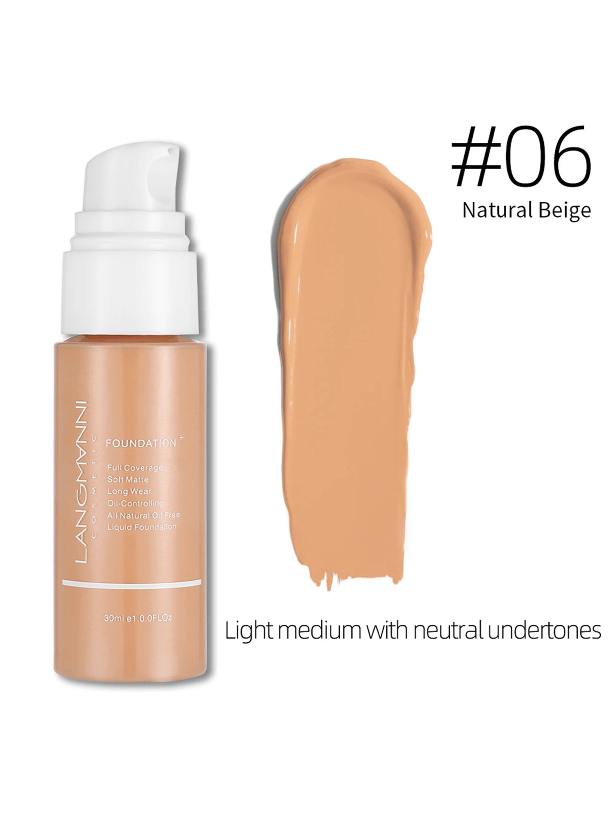 SHEIN Waterproof Matte Foundation #06