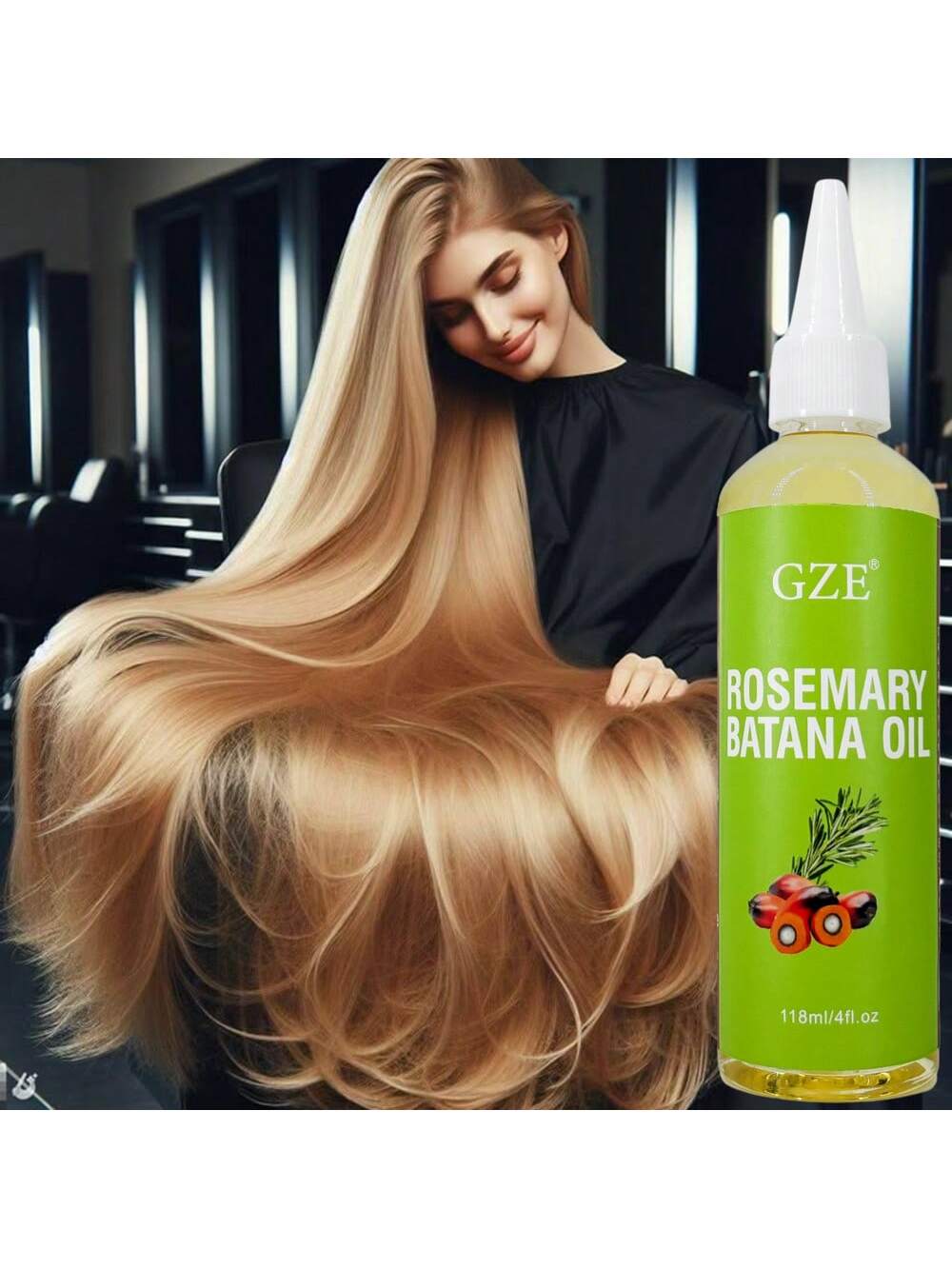 SHEIN GZE Rosemary Oil Batana Oil Hair Oil Deep Conditioning