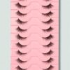 SHEIN 10pairs Natural Crossed Eyelashes With Cat Eye Effect