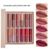 SHEIN 12pcs Lip Gloss Set Moisturizing Matte Not Easy To Fade