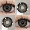 SHEIN 1 Pair Purple Gray Colored Contact Lenses