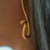SHEIN 1 Pair Fashionable Gold Snake Shaped Ear