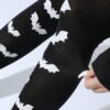SHEIN 1 Pair Halloween Holiday Print Women Thigh High Socks