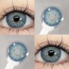 SHEIN 1 Pair Of Blue Contact Lenses