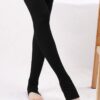 SHEIN 1 Pair Women's Over The Knee Knitted Blend Leg Warmers Autumn & Winter