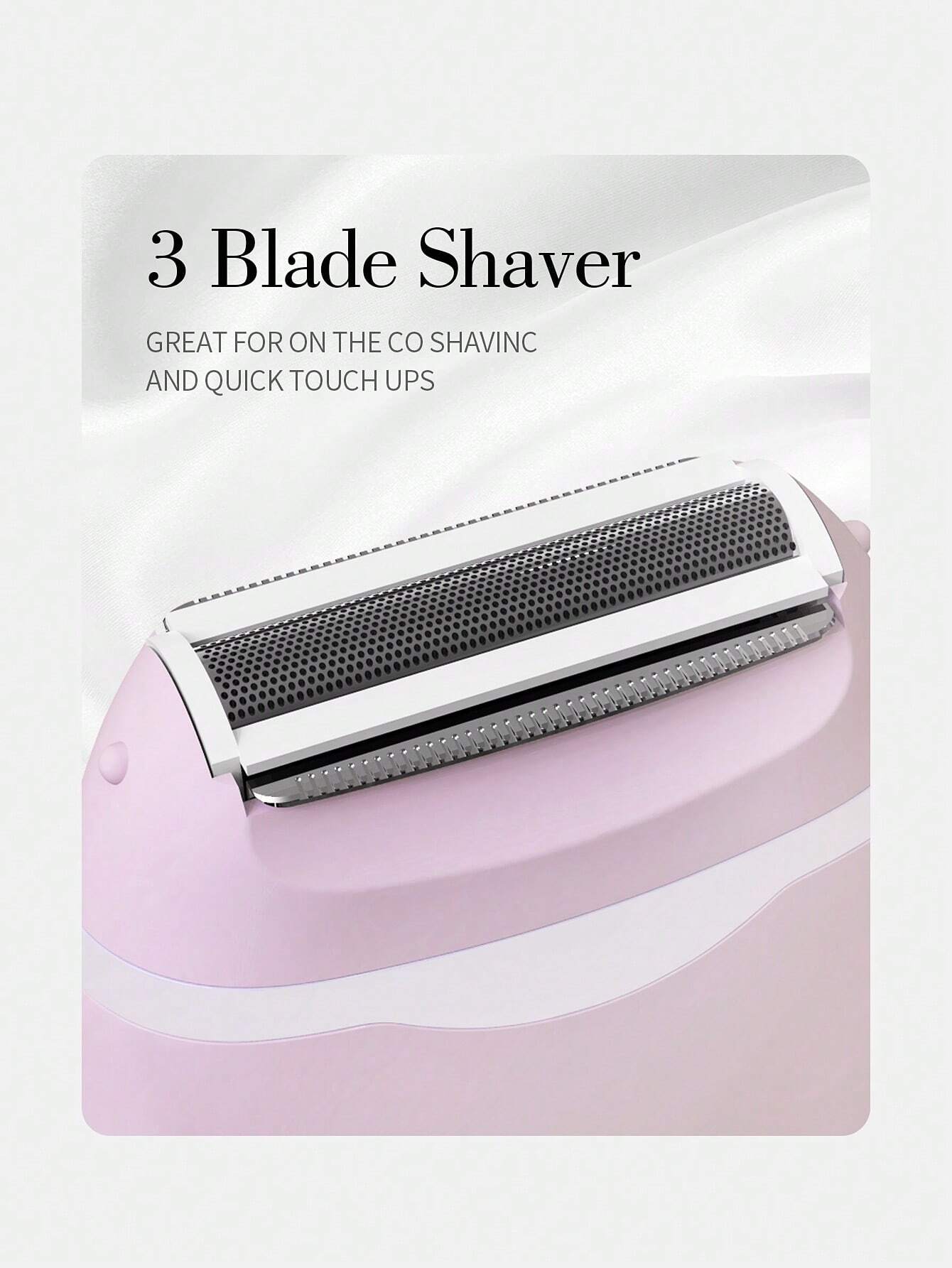 1pc Electric Shaver-For Women, Portability Removal Device Armpit Private Parts Whole Body Shaver Household Use Face Waxing, - Image 2