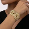 SHEIN 1pc Elegant Luxury Style Open Bangle Bracelet