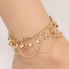 SHEIN 1pc Fashion Bell Decor Anklet