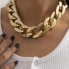 SHEIN 1pc Fashionable Minimalist Necklace For Men Women For Daily Decoration