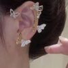 SHEIN 1pc Fashionable & Elegant Delicate Gold Butterfly