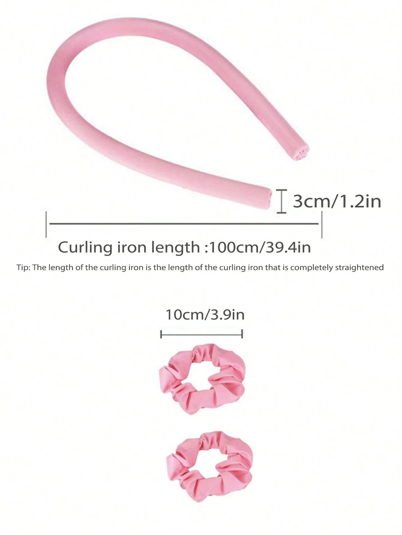 SHEIN 1pc Heatless Hair Curlers For Long Hair - Image 3