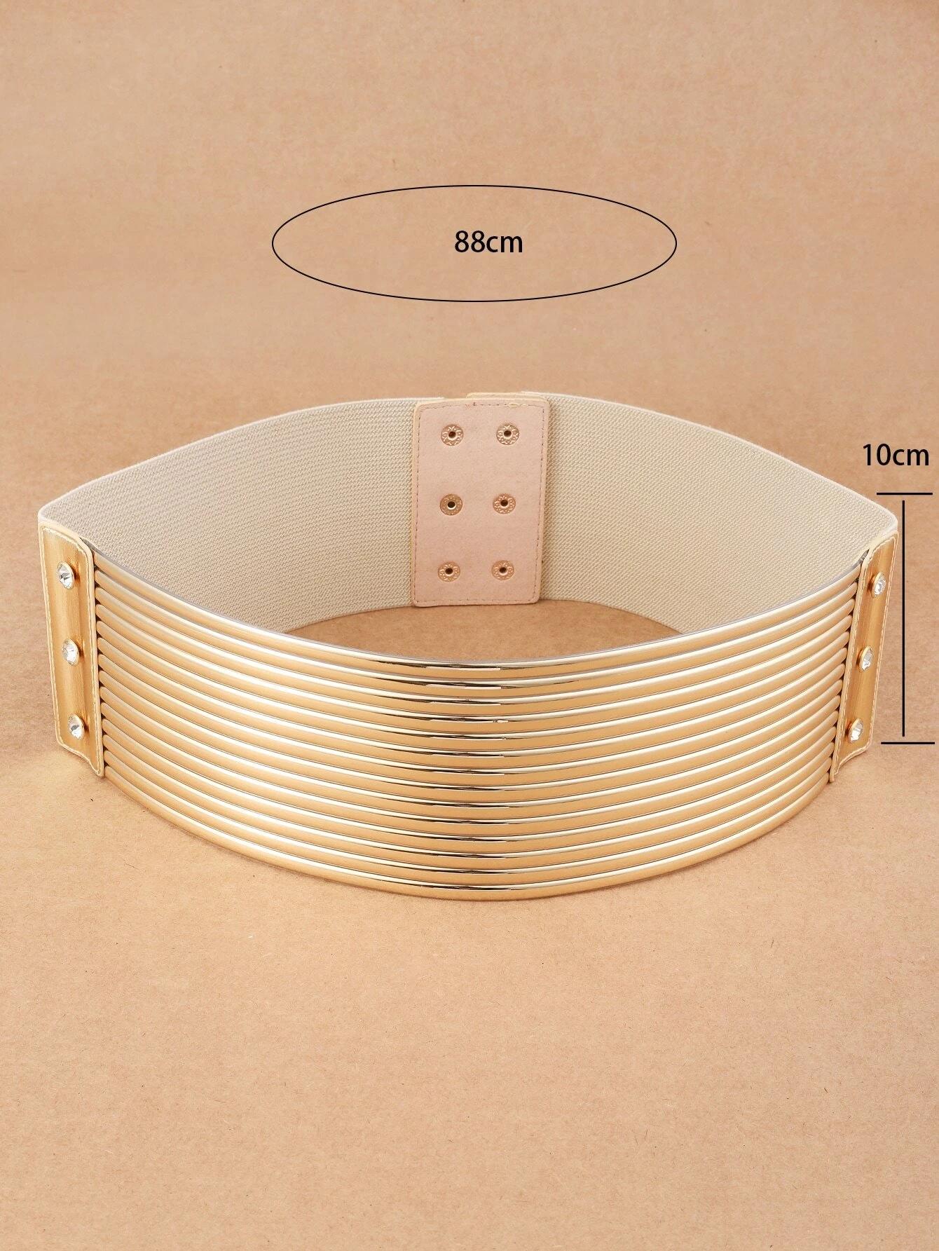 SHEIN 1pc Leather Elastic Waist Belt - Image 3