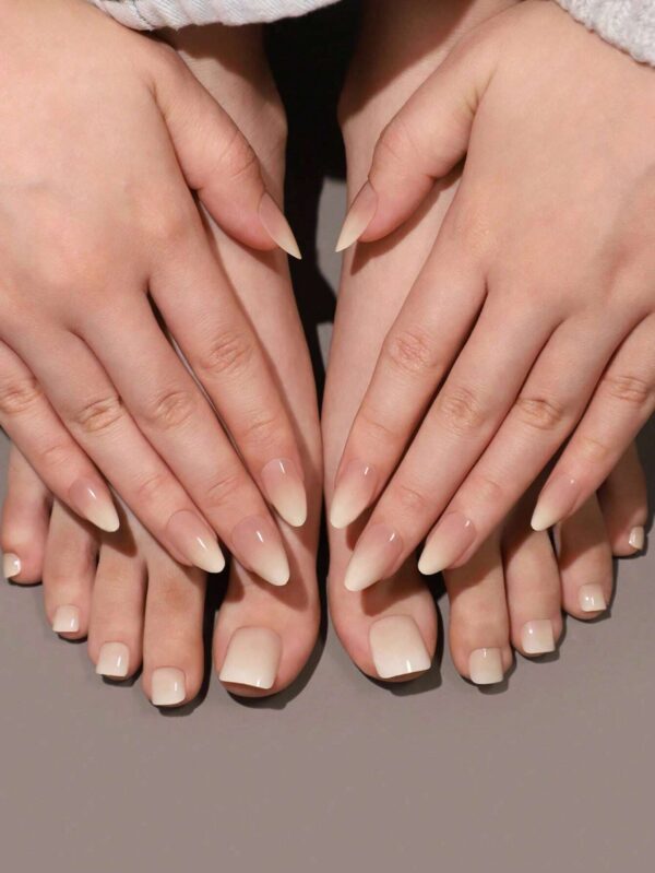 SHEIN 24/48pcs/Set Minimalist Daily Wear Press On Nails