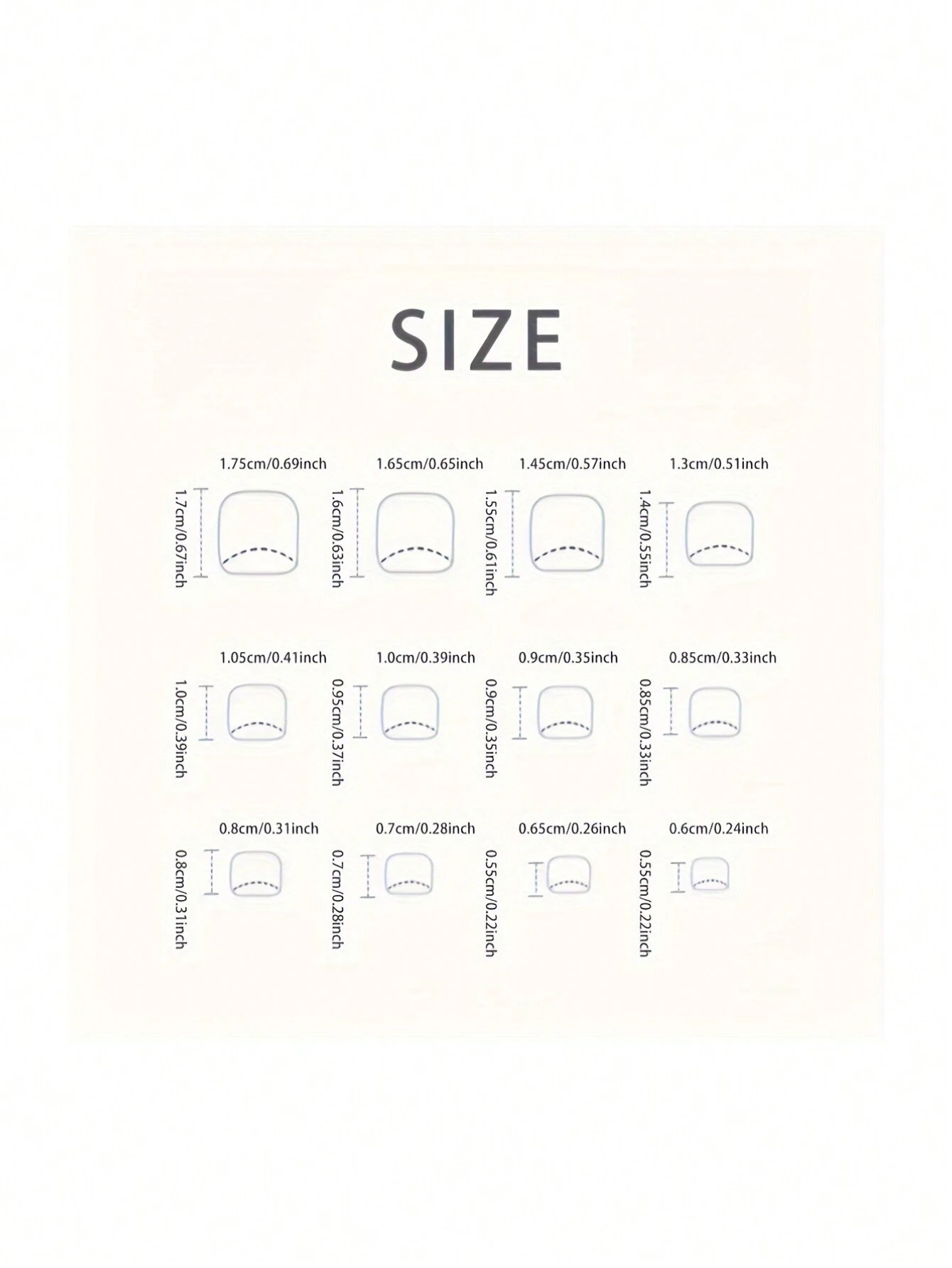 SHEIN 24pcs Fancy Square-Shaped Press-On Toenails With Colorful & Dazzling Pattern Design, - Image 3