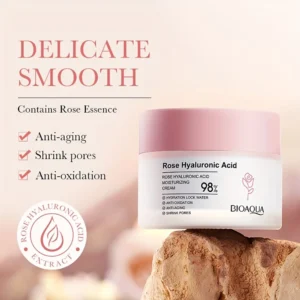 SHEIN 50g Rose Hyaluronic Acid Moisturizing Cream