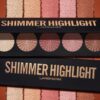 shein 5 Colors Highlighter Powder Palette Long Lasting Face Bronzer Contour Makeup Palette