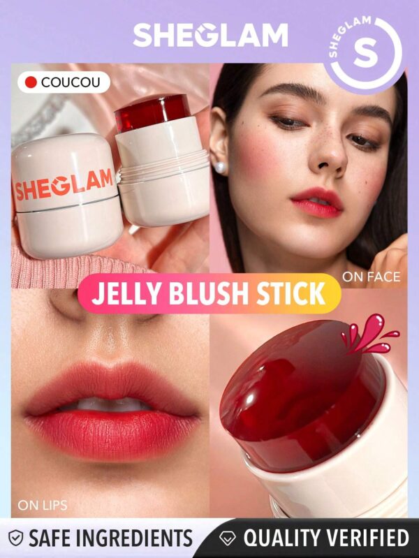 SHEGLAM Jelly-Licious Hydrating Lip & Blush Tint-Coucou