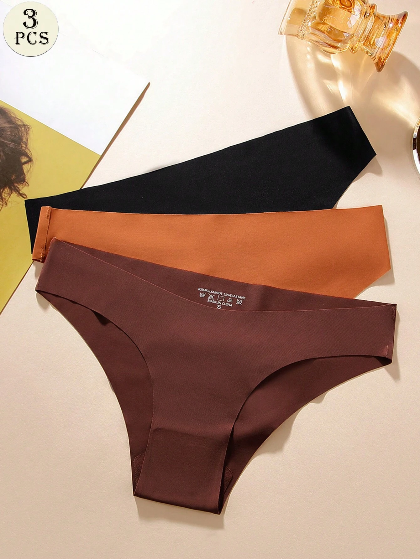 SHEIN Aofeiqike 3pcs/Pack High Quality European & American Minimalist Ladies