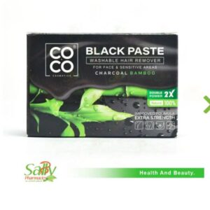 Coco white dough 100 gramswith charcoal and aloe vera