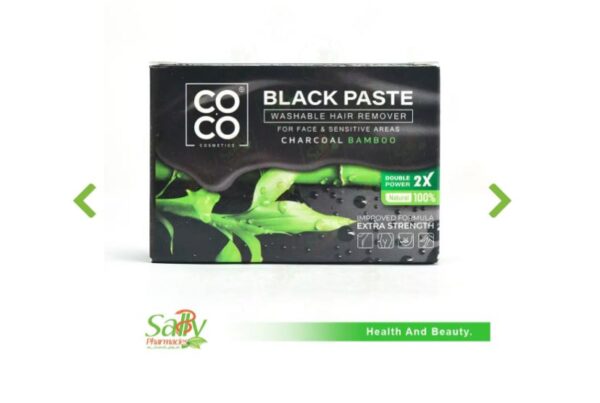 Coco white dough 100 gramswith charcoal and aloe vera