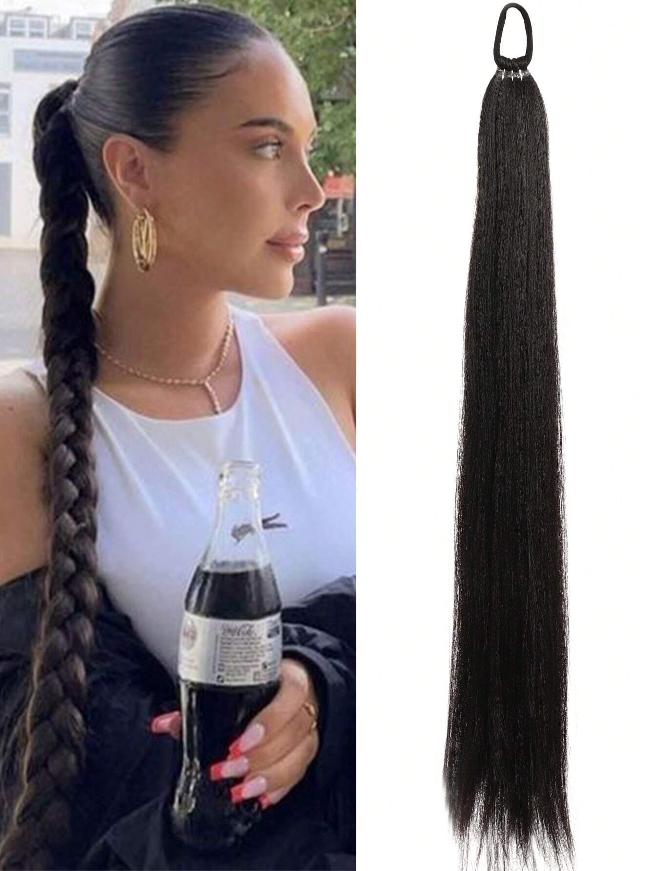 SHEIN DIY Braided Ponytail Extension
