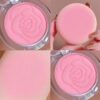 Flower Pattern Matte Blush, 1pc Long-Wearing Smudge Proof Face Makeup Product