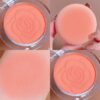 SHEIN Flower Pattern Matte Blush, 1pc Long-Wearing Smudge Proof Face Makeup Product