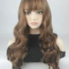 SHEIN Light Brown Long Wavy Wig
