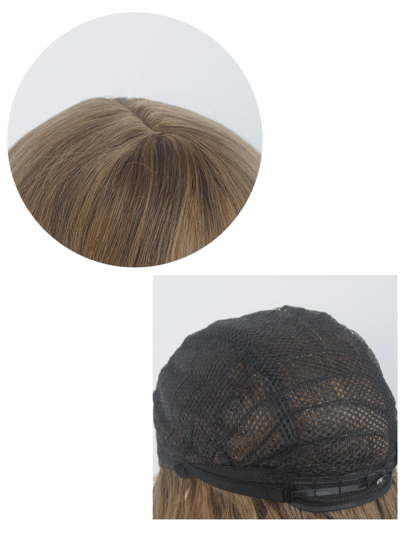 SHEIN Light Brown Long Wavy Wig