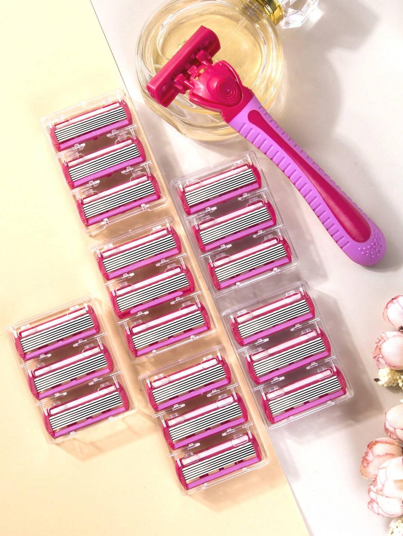 SHEIN Manual Women Body Bikini Hair Removal Razor 6-Layer Stainless Steel Shaving