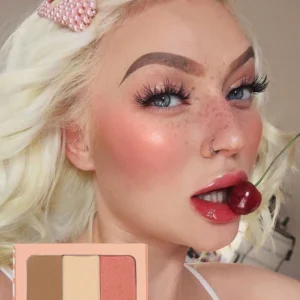 SHEIN Misslyn All-in-One Contouring Palette, Highlight, Blush, Smooth Blush