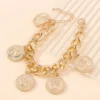 SHEIN Mydear Australian Coin Charm Bracelet