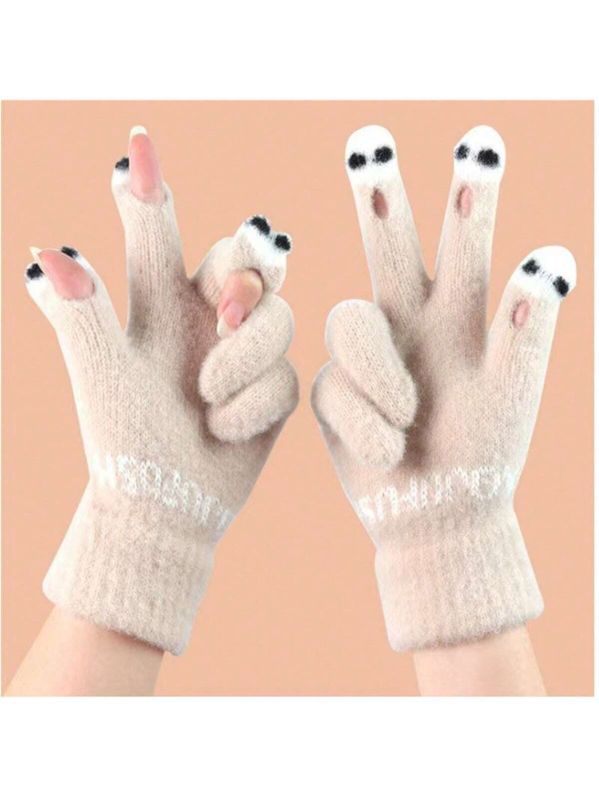 shein New Ladies Touchscreen Gloves,