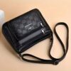 SHEIN New Women Solid Color PU Casual Shoulder Bag - Lightweight, Versatile, And Zipper Closure Crossbody Bag With Polyester Lining