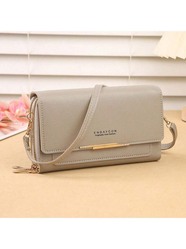 shein New Women's Wallet Large Capacity Shoulder/Crossbody/Handheld Long Wallet Multiple Compartments Multi-Functional Phone Bag
