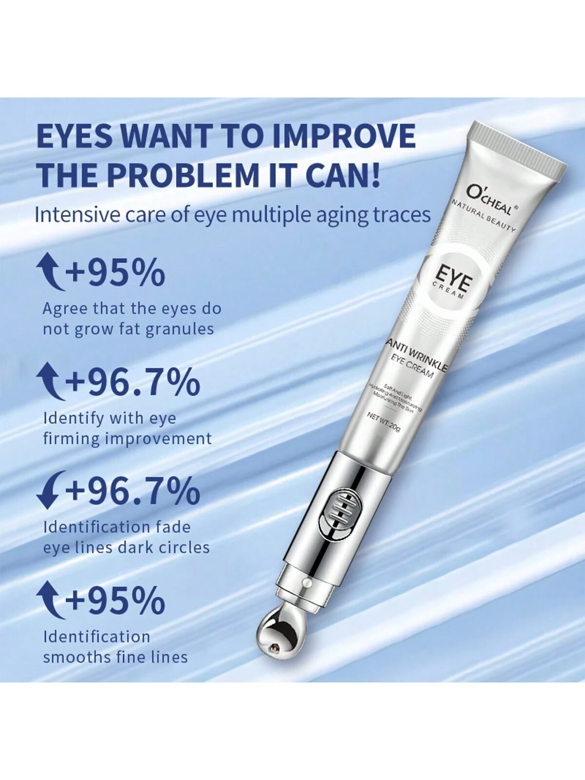 SHEIN Ocheal Electric Eye Cream Moisturizing Lifting Firming Vibration Massage Eye Care Improve Dark Circles