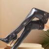 SHEIN Sexy Lace Trim Thigh High Stockings, Night Club Queen