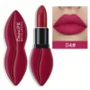SHEIN Velvet Matte Lipstick Long lasting Non stick Cup High Pigment Lipstick #04
