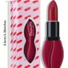 SHEIN Velvet Matte Lipstick Long lasting Non stick Cup High Pigment Lipstick #04