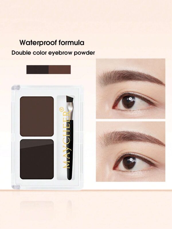 SHEIN Waterproof Eyebrow Powder & Brush