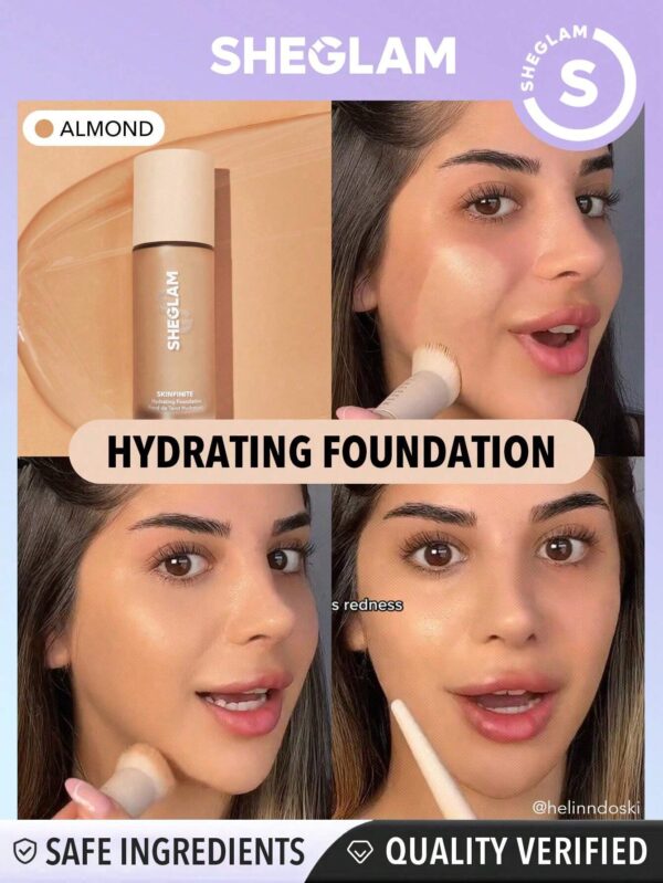 SHEGLAM Skinfinite Hydrating Foundation Almond