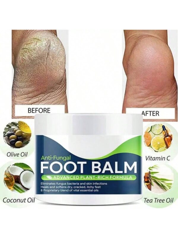 SHEIN Natural Foot Balm for Foot Therapy - Natural Plant Foot Care Cream to Moisturize Dry Skin